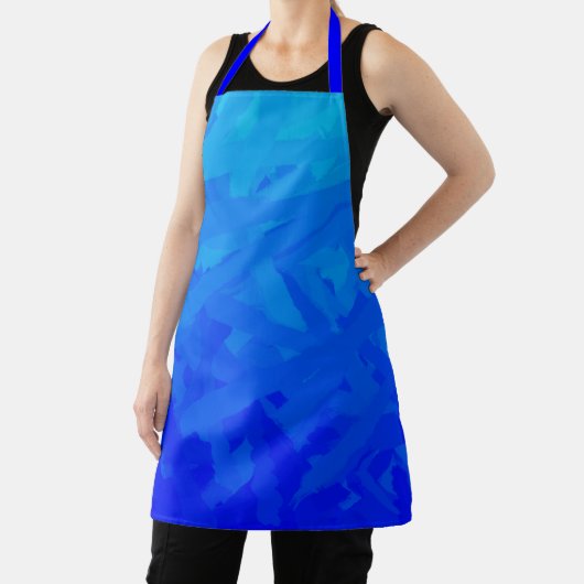 Blauer Farbverlauf abstrakt Schürze (InSitu)