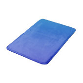 Blauer Farbverlauf Badematte (Schrägansicht)