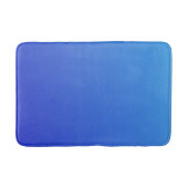 Blauer Farbverlauf Badematte (Vorderseite)