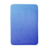 Blauer Farbverlauf Badematte (Vorderseite Vertikal)