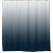Blauer Farbverlauf Duschvorhang (Vorderseite)
