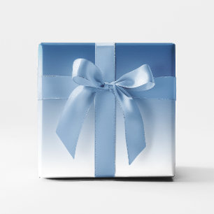 Blauer Farbverlauf Geschenkpapier
