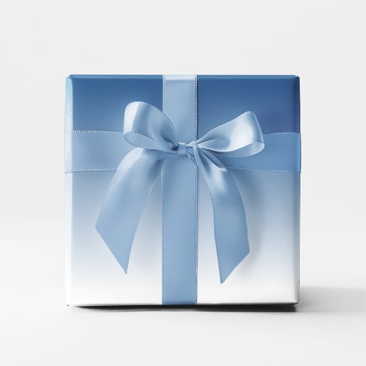 Blauer Farbverlauf Geschenkpapier