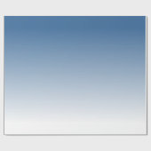 Blauer Farbverlauf Geschenkpapier (Flach)