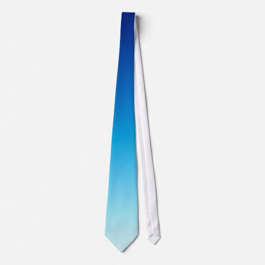 Blauer Farbverlauf  Krawatte (Vorderseite)