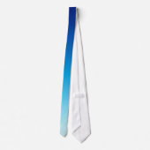 Blauer Farbverlauf  Krawatte (Rückseite)