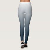 Blauer Farbverlauf Leggings (Rückseite)