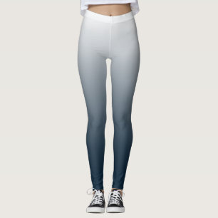 Blauer Farbverlauf Leggings