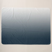 Blauer Farbverlauf Sherpadecke (Vorderseite (Horizontal))