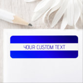 Blauer Farbverlauf und bearbeitbarer Text auf weiß (Insitu)