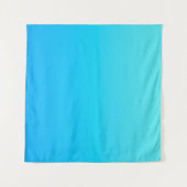 Blauer Farbverlauf Wandteppich (Vorderseite (Horizontal))