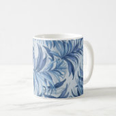 Blauer Farn Kaffeetasse (VorderseiteRechts)