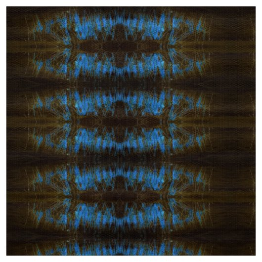 Blauer Federgras Stoff (Muster)