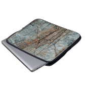 Blauer Felsen Laptopschutzhülle (Vorne Knopf)