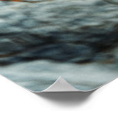 Blauer Felsen Poster (Ecke)