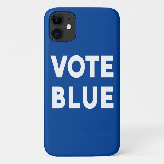 Blauer fett gedruckter Text in blau Case-Mate iPhone Hülle (Rückseite)