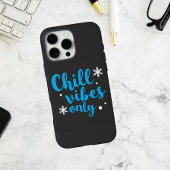 Blauer, fett gewachsener "Chill vibes only" mit Sc Case-Mate iPhone Hülle
