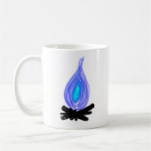 Blauer Feuerbecher Kaffeetasse (Links)