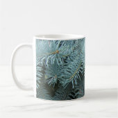 Blauer Fichtengrauer Baum Kaffeetasse (Links)