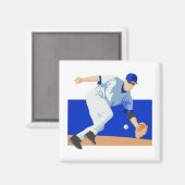 Blauer Fielder Magnet (Vorderseite/Rückseite)