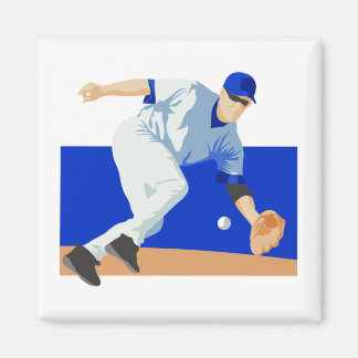 Blauer Fielder Magnet
