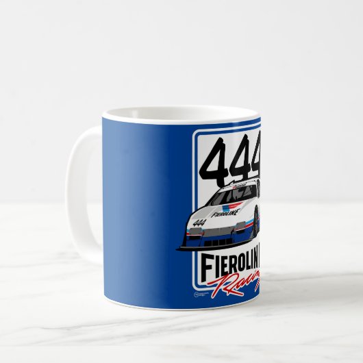 Blauer Fierolin Kaffeetasse (Vorderseite Links)