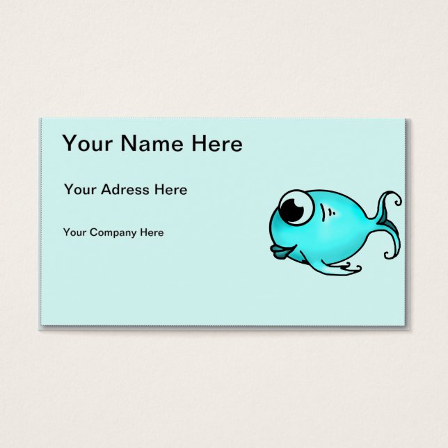 Blauer Fisch (Vorderseite)