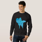 Blauer Fisch 78 Sweatshirt (Vorne ganz)