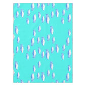 Blauer Fisch auf Türkis Tischdecke (Vorderseite)