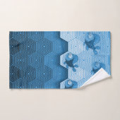 Blauer Fisch Badhandtuch Set (Handtuch)