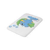 Blauer Fisch Bath Mat Badematte (Schrägansicht)