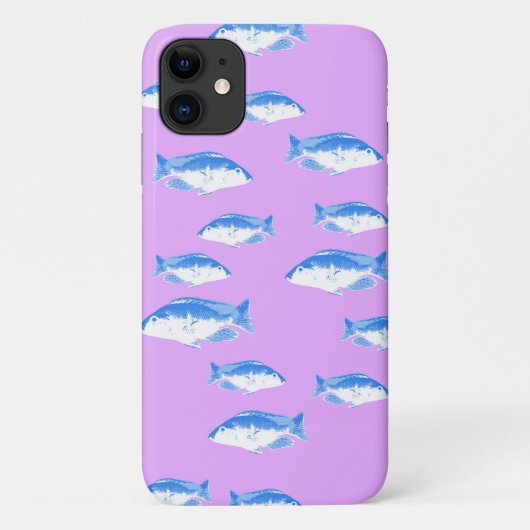 Blauer Fisch Case-Mate iPhone Hülle (Rückseite)