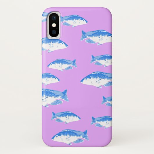 Blauer Fisch Case-Mate iPhone Hülle (Rückseite)