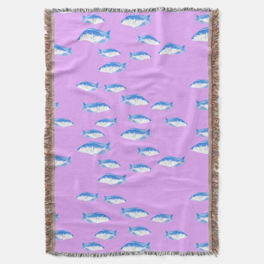 Blauer Fisch Decke (Vorderseite Vertikal)
