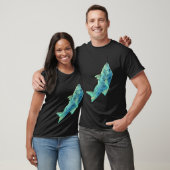 Blauer Fisch, Fisch T-Shirt (Unisex)