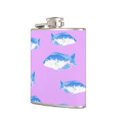 Blauer Fisch Flachmann (Links)