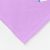 Blauer Fisch Fleecedecke (Ecke)
