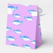 Blauer Fisch Geschenkschachtel (Rückseite)