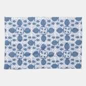 Blauer Fisch Geschirrtuch (Horizontal)
