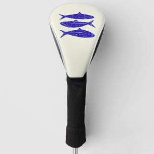 Blauer Fisch Italien inspiriert Golf Headcover