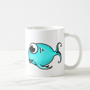 Blauer Fisch Kaffeetasse