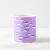 Blauer Fisch Kaffeetasse (Mittel)