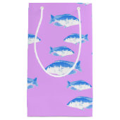 Blauer Fisch Kleine Geschenktüte (Vorderseite)