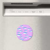 Blauer Fisch Magnet (In Situ (Geschirrspüler))