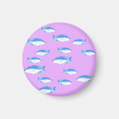 Blauer Fisch Magnet (Vorne)