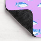 Blauer Fisch Mousepad (Ecke)