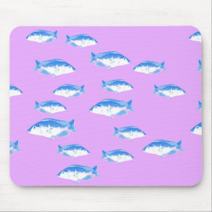 Blauer Fisch Mousepad