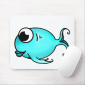 Blauer Fisch Mousepad (Mit Mouse)