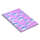 Blauer Fisch Notizblock (Rechte Seite)