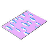Blauer Fisch Notizblock (Linke Seite)